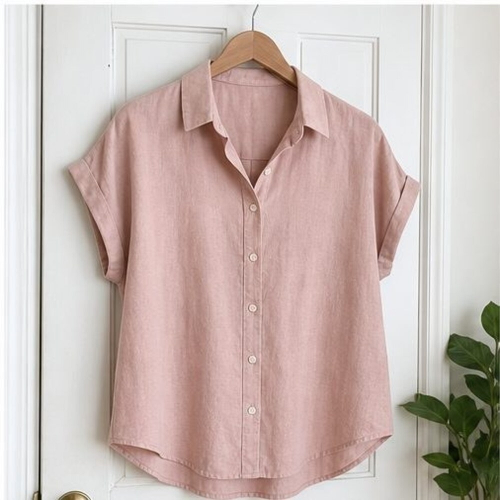Blush Lace Trim Top